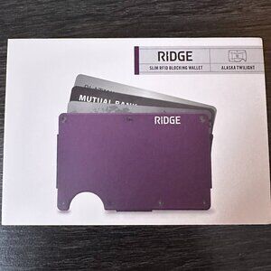 Ridge Slim RFID Blocking Wallet- Alaska Twilight
